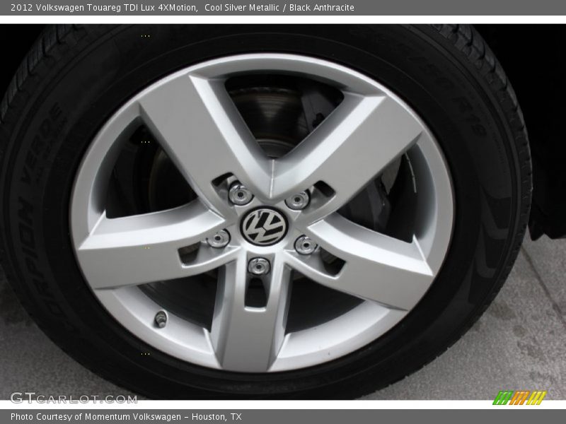 Cool Silver Metallic / Black Anthracite 2012 Volkswagen Touareg TDI Lux 4XMotion