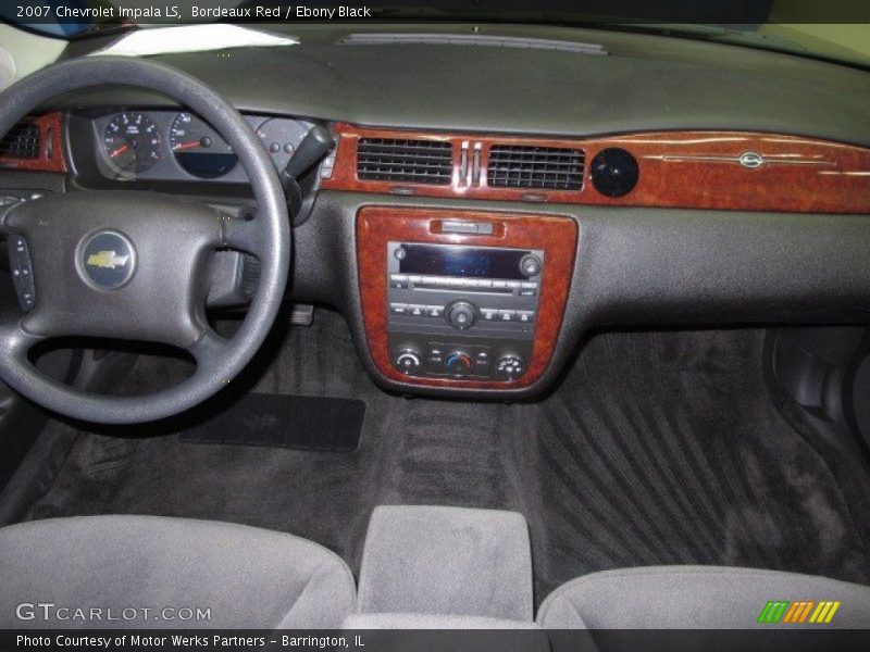 Bordeaux Red / Ebony Black 2007 Chevrolet Impala LS