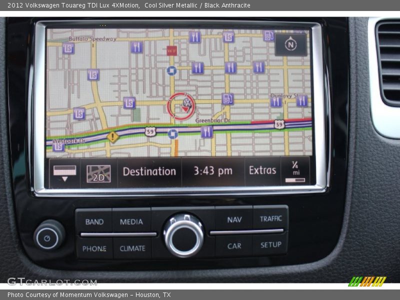 Cool Silver Metallic / Black Anthracite 2012 Volkswagen Touareg TDI Lux 4XMotion