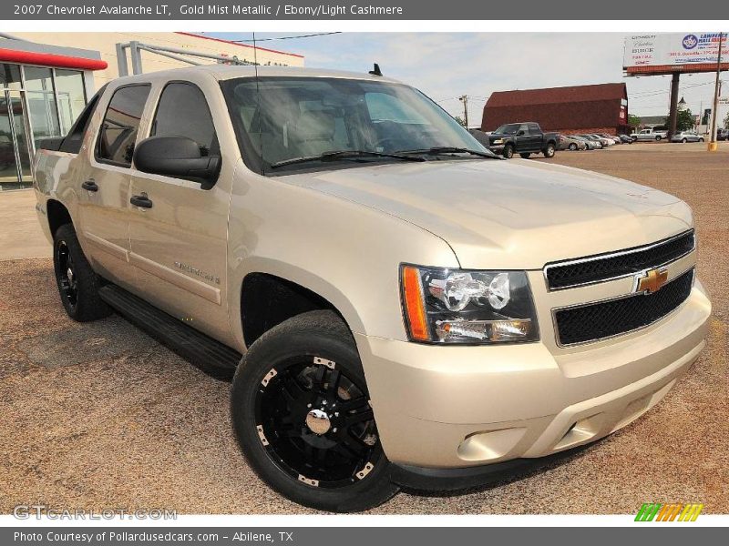 Gold Mist Metallic / Ebony/Light Cashmere 2007 Chevrolet Avalanche LT