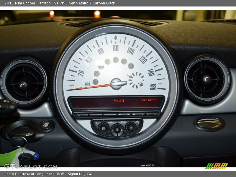 Velvet Silver Metallic / Carbon Black 2011 Mini Cooper Hardtop