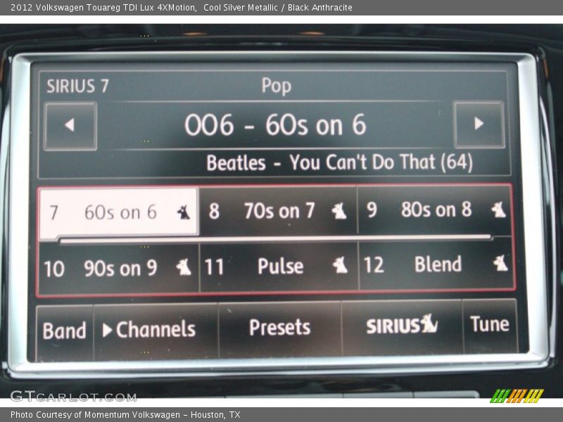 Cool Silver Metallic / Black Anthracite 2012 Volkswagen Touareg TDI Lux 4XMotion