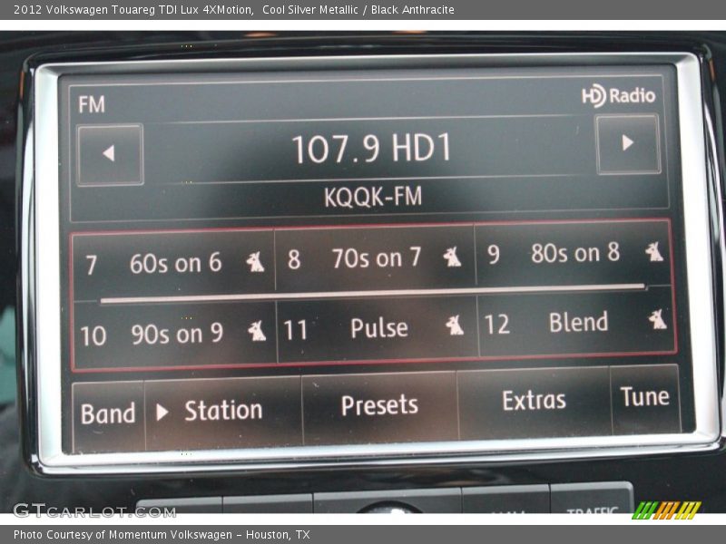 Cool Silver Metallic / Black Anthracite 2012 Volkswagen Touareg TDI Lux 4XMotion