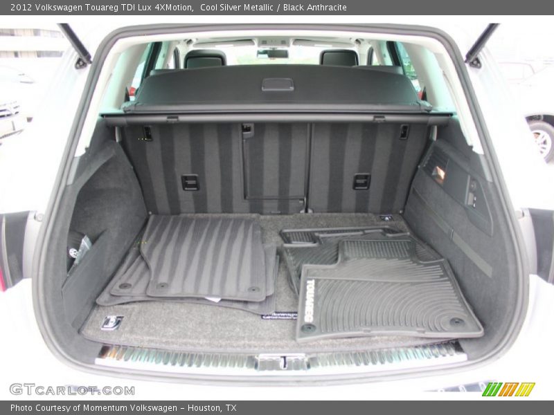Cool Silver Metallic / Black Anthracite 2012 Volkswagen Touareg TDI Lux 4XMotion