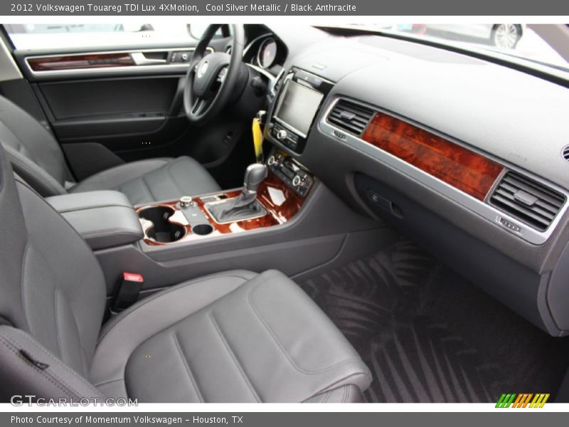 Cool Silver Metallic / Black Anthracite 2012 Volkswagen Touareg TDI Lux 4XMotion