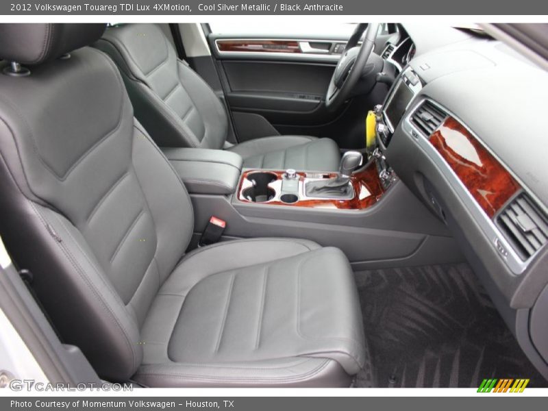 Cool Silver Metallic / Black Anthracite 2012 Volkswagen Touareg TDI Lux 4XMotion