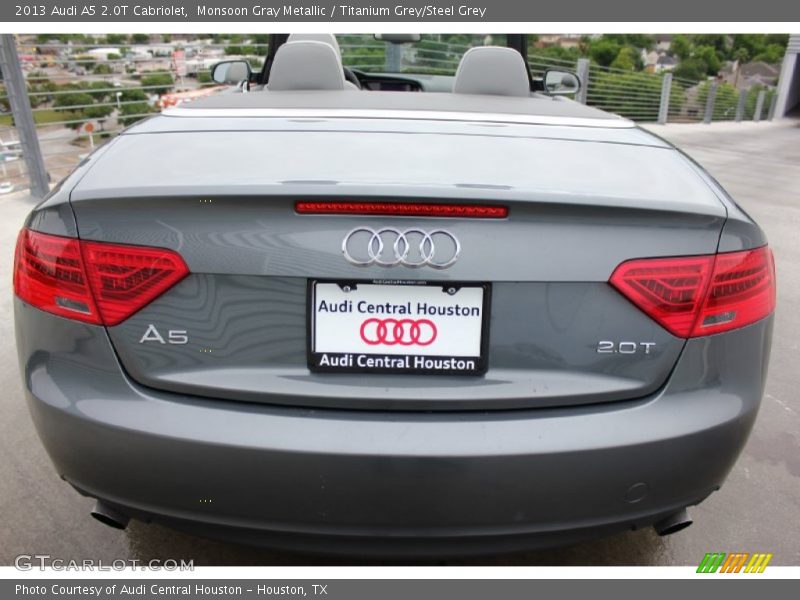 Monsoon Gray Metallic / Titanium Grey/Steel Grey 2013 Audi A5 2.0T Cabriolet