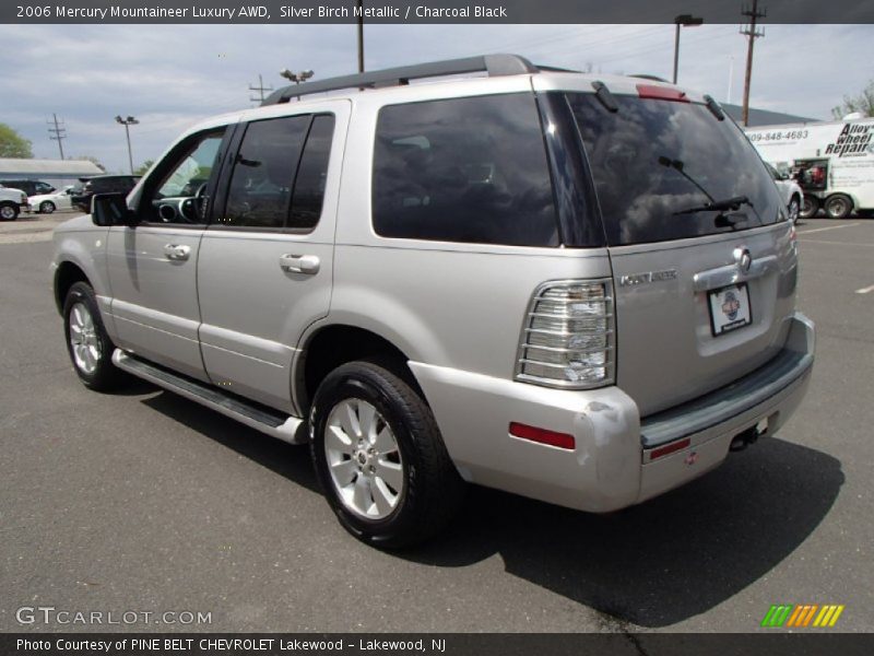 Silver Birch Metallic / Charcoal Black 2006 Mercury Mountaineer Luxury AWD