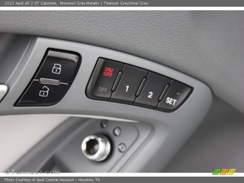 Monsoon Gray Metallic / Titanium Grey/Steel Grey 2013 Audi A5 2.0T Cabriolet