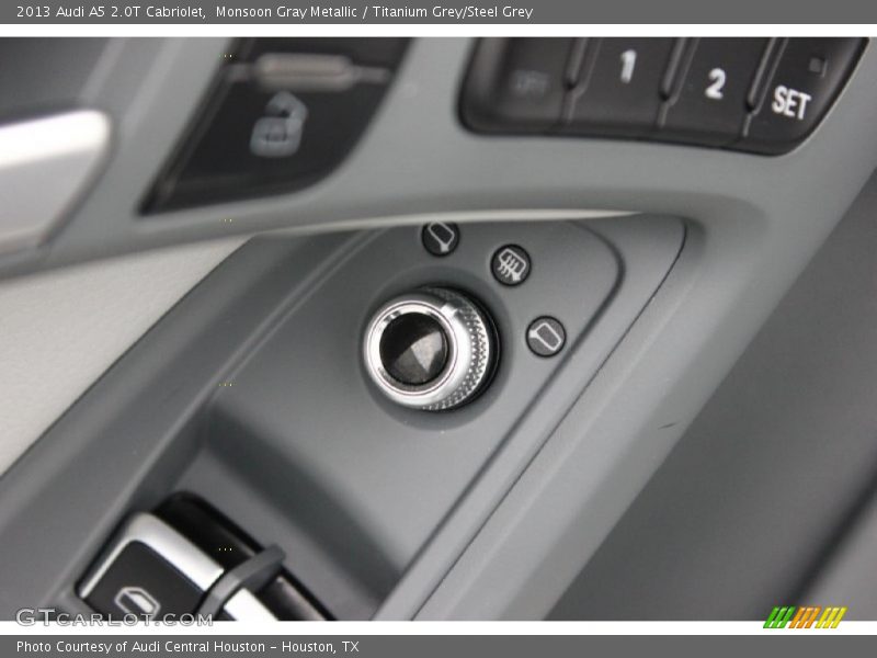 Monsoon Gray Metallic / Titanium Grey/Steel Grey 2013 Audi A5 2.0T Cabriolet