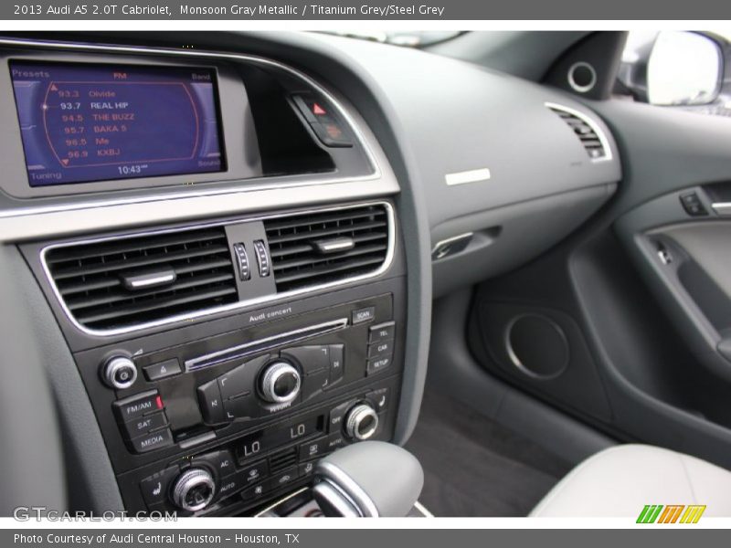 Monsoon Gray Metallic / Titanium Grey/Steel Grey 2013 Audi A5 2.0T Cabriolet