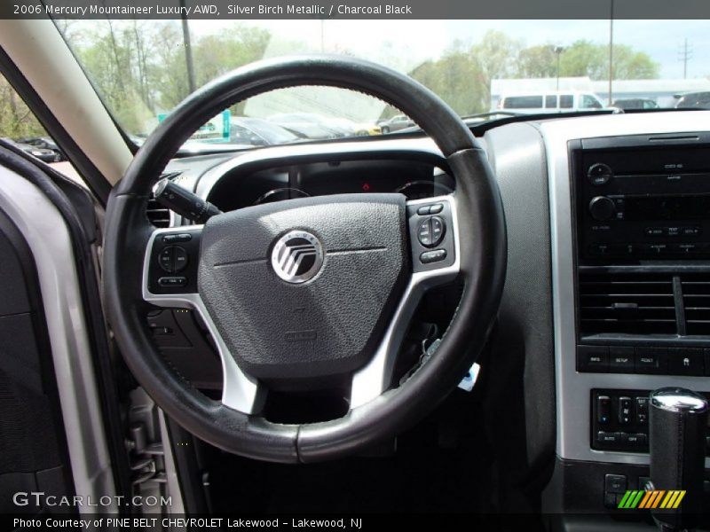 Silver Birch Metallic / Charcoal Black 2006 Mercury Mountaineer Luxury AWD