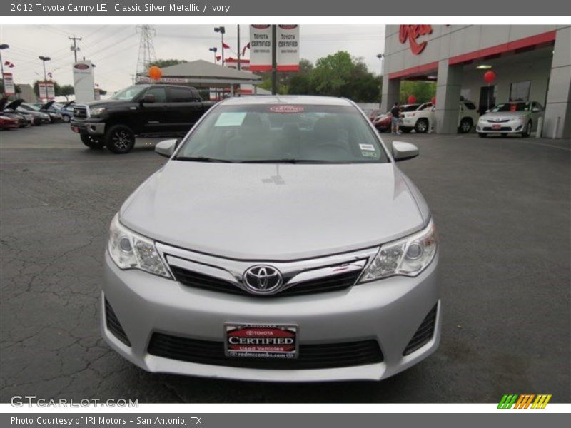 Classic Silver Metallic / Ivory 2012 Toyota Camry LE