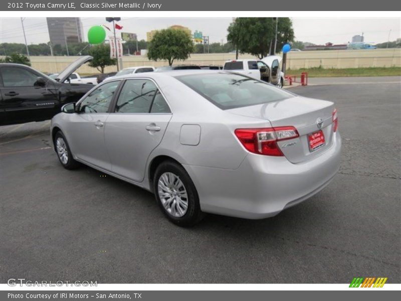 Classic Silver Metallic / Ivory 2012 Toyota Camry LE