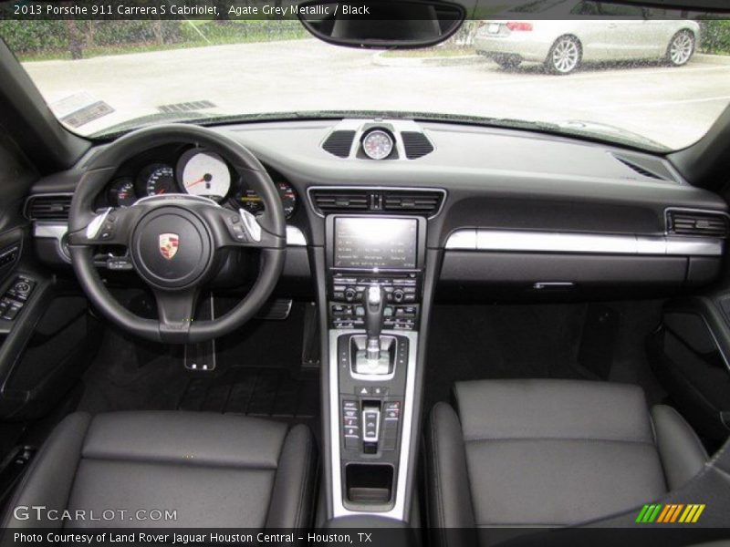 Agate Grey Metallic / Black 2013 Porsche 911 Carrera S Cabriolet
