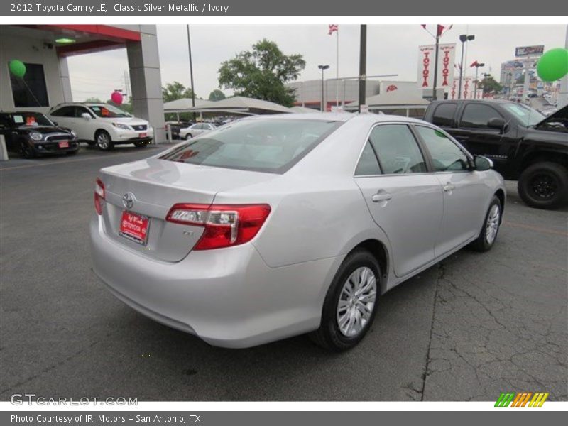 Classic Silver Metallic / Ivory 2012 Toyota Camry LE