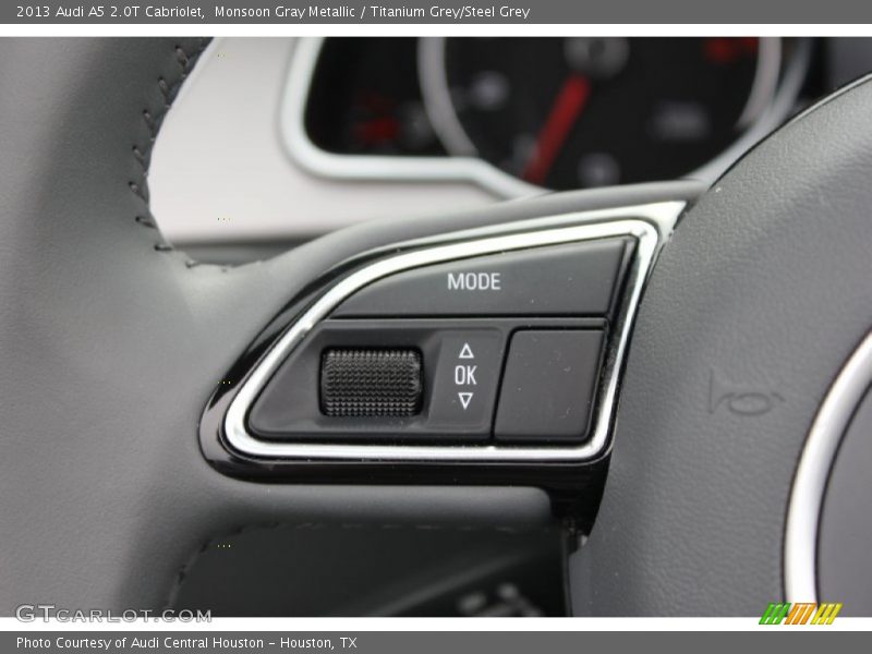 Monsoon Gray Metallic / Titanium Grey/Steel Grey 2013 Audi A5 2.0T Cabriolet