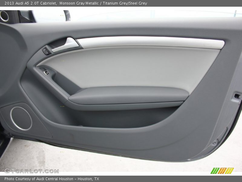 Monsoon Gray Metallic / Titanium Grey/Steel Grey 2013 Audi A5 2.0T Cabriolet