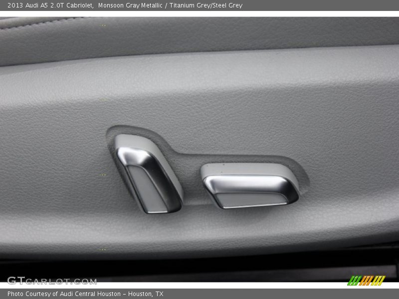 Monsoon Gray Metallic / Titanium Grey/Steel Grey 2013 Audi A5 2.0T Cabriolet