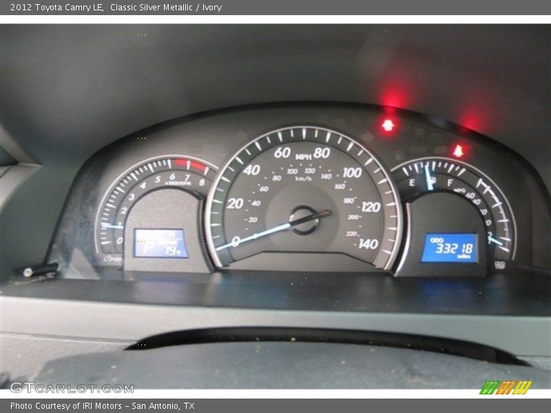 Classic Silver Metallic / Ivory 2012 Toyota Camry LE