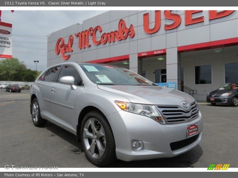 Classic Silver Metallic / Light Gray 2011 Toyota Venza V6