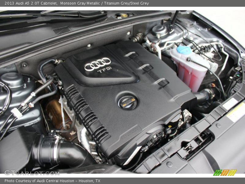 Monsoon Gray Metallic / Titanium Grey/Steel Grey 2013 Audi A5 2.0T Cabriolet