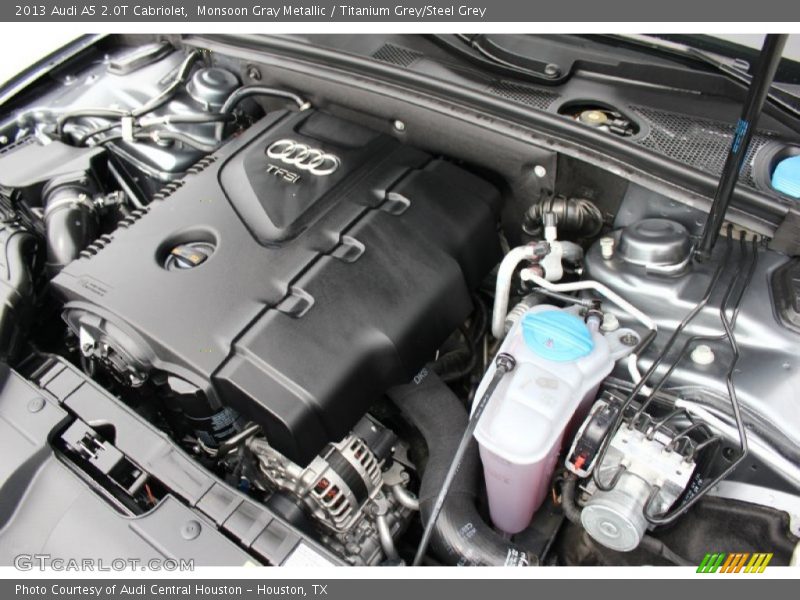 Monsoon Gray Metallic / Titanium Grey/Steel Grey 2013 Audi A5 2.0T Cabriolet