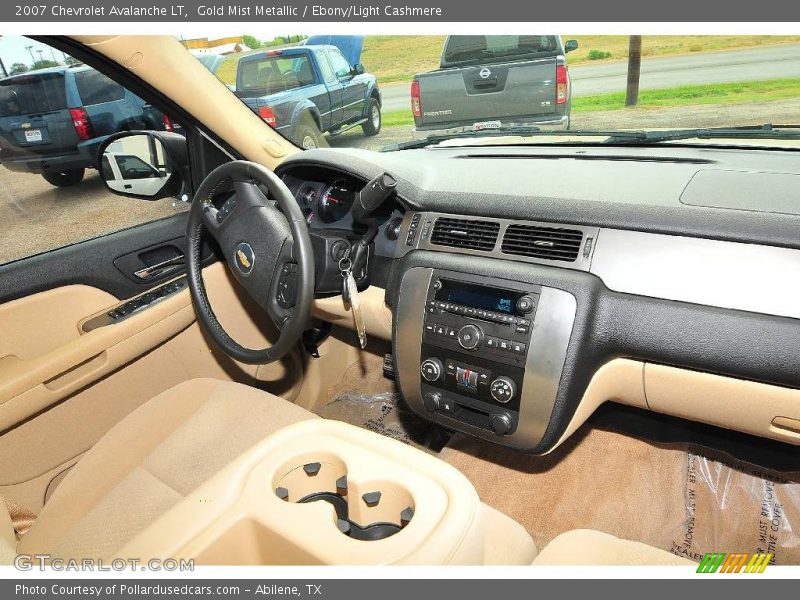 Gold Mist Metallic / Ebony/Light Cashmere 2007 Chevrolet Avalanche LT