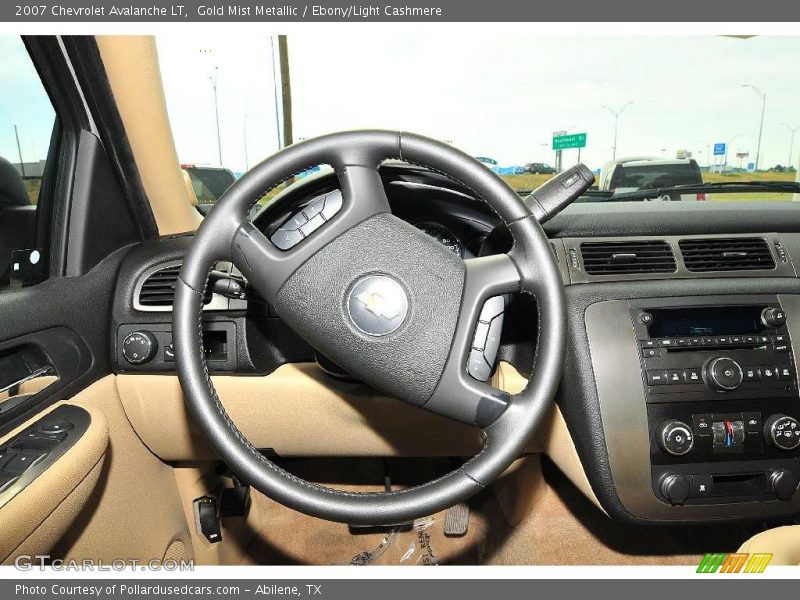 Gold Mist Metallic / Ebony/Light Cashmere 2007 Chevrolet Avalanche LT