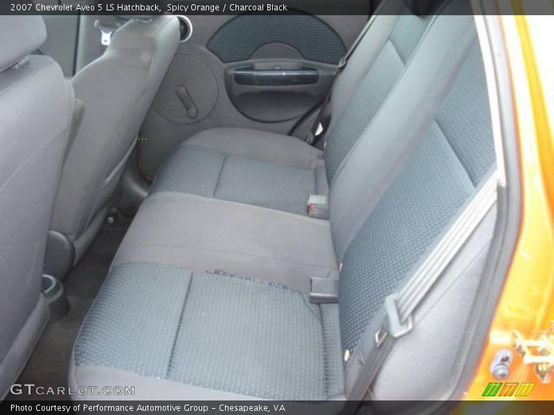 Spicy Orange / Charcoal Black 2007 Chevrolet Aveo 5 LS Hatchback