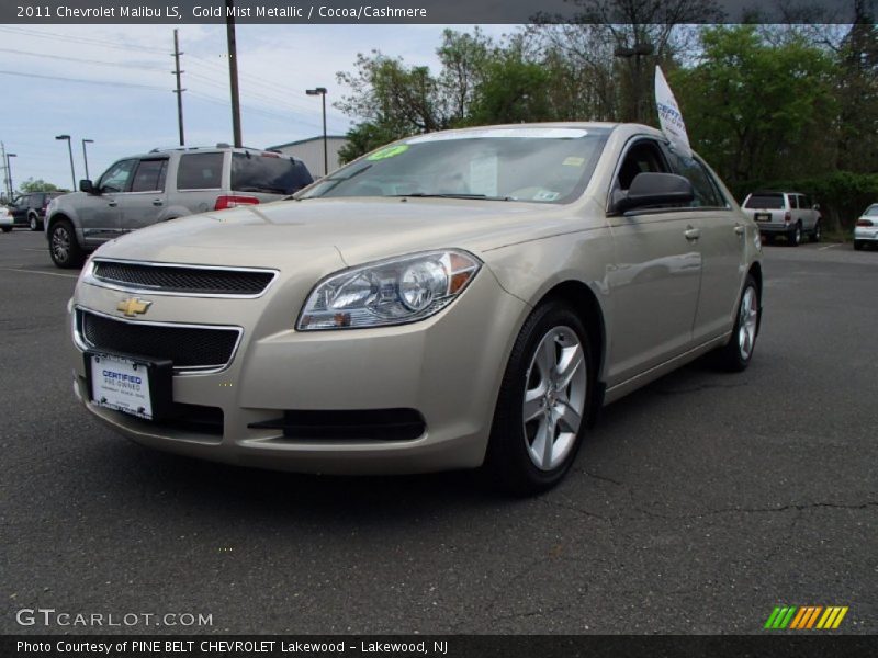 Gold Mist Metallic / Cocoa/Cashmere 2011 Chevrolet Malibu LS
