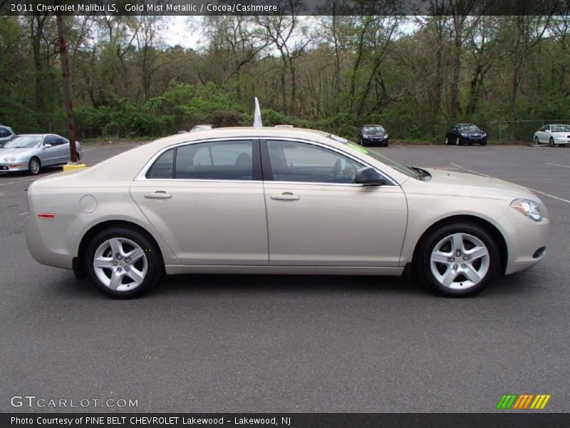 Gold Mist Metallic / Cocoa/Cashmere 2011 Chevrolet Malibu LS