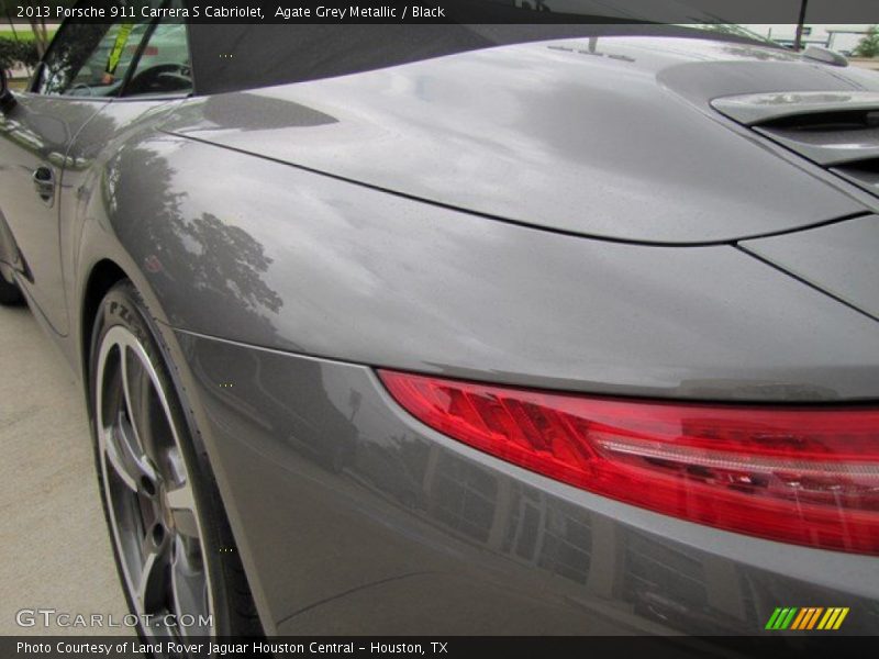 Agate Grey Metallic / Black 2013 Porsche 911 Carrera S Cabriolet