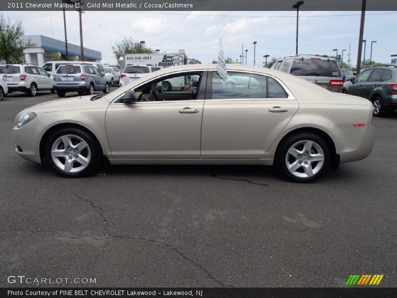 Gold Mist Metallic / Cocoa/Cashmere 2011 Chevrolet Malibu LS