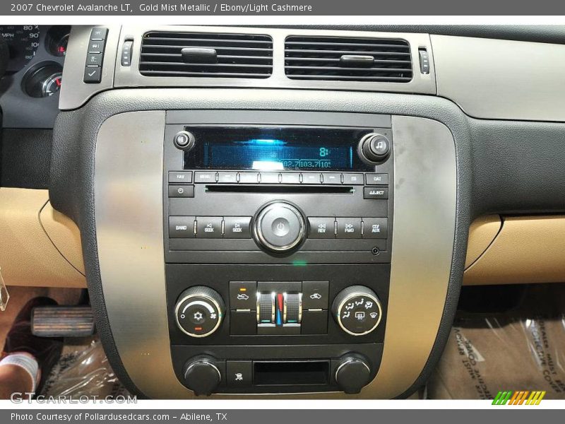 Gold Mist Metallic / Ebony/Light Cashmere 2007 Chevrolet Avalanche LT