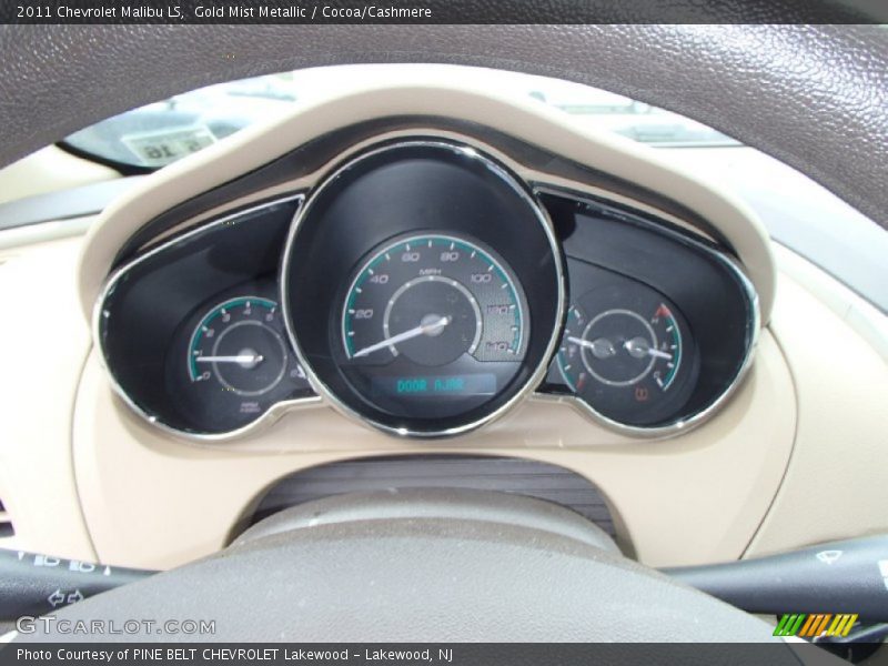 Gold Mist Metallic / Cocoa/Cashmere 2011 Chevrolet Malibu LS