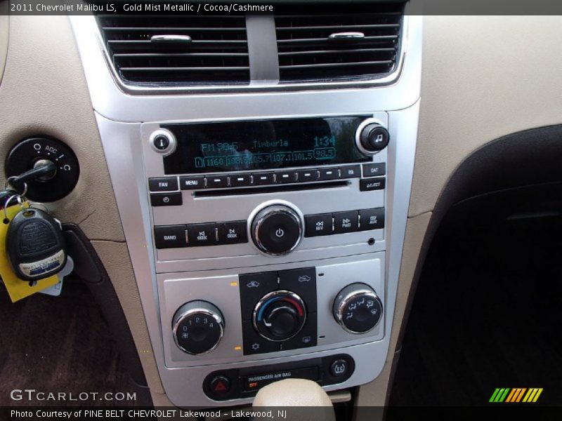 Gold Mist Metallic / Cocoa/Cashmere 2011 Chevrolet Malibu LS