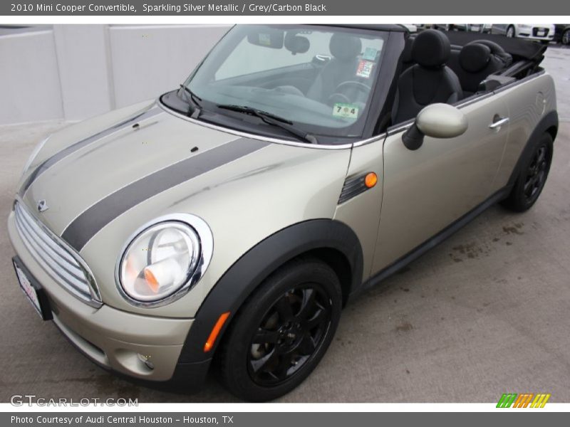 Sparkling Silver Metallic / Grey/Carbon Black 2010 Mini Cooper Convertible