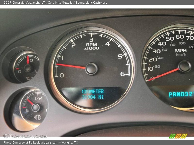 Gold Mist Metallic / Ebony/Light Cashmere 2007 Chevrolet Avalanche LT