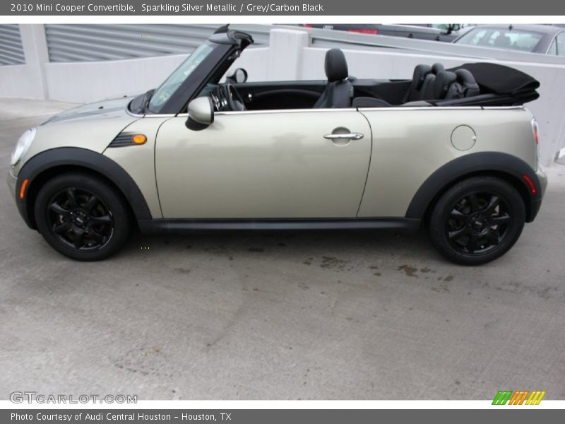 Sparkling Silver Metallic / Grey/Carbon Black 2010 Mini Cooper Convertible