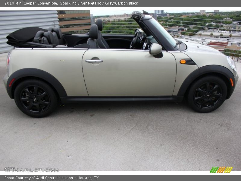 Sparkling Silver Metallic / Grey/Carbon Black 2010 Mini Cooper Convertible