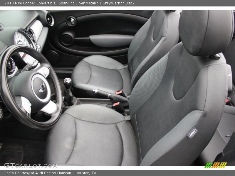 Sparkling Silver Metallic / Grey/Carbon Black 2010 Mini Cooper Convertible