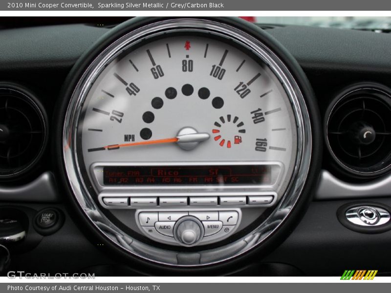 Sparkling Silver Metallic / Grey/Carbon Black 2010 Mini Cooper Convertible