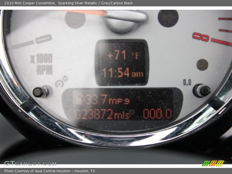 Sparkling Silver Metallic / Grey/Carbon Black 2010 Mini Cooper Convertible