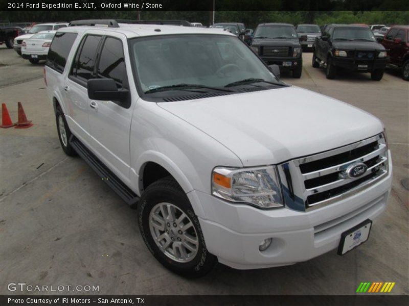Oxford White / Stone 2014 Ford Expedition EL XLT
