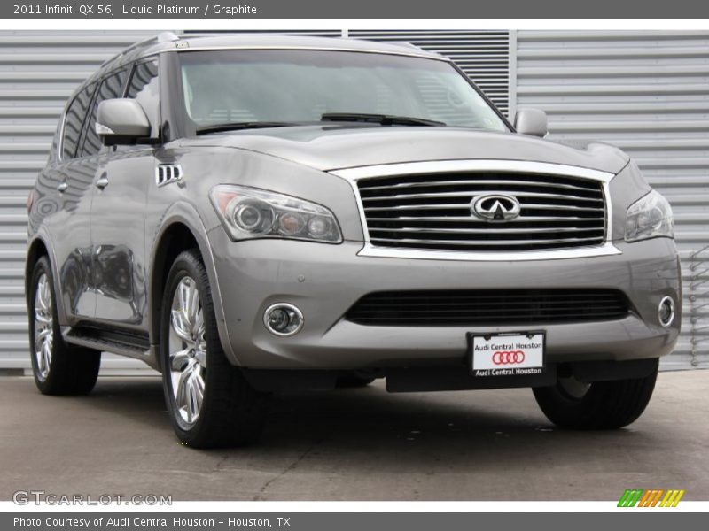 Liquid Platinum / Graphite 2011 Infiniti QX 56