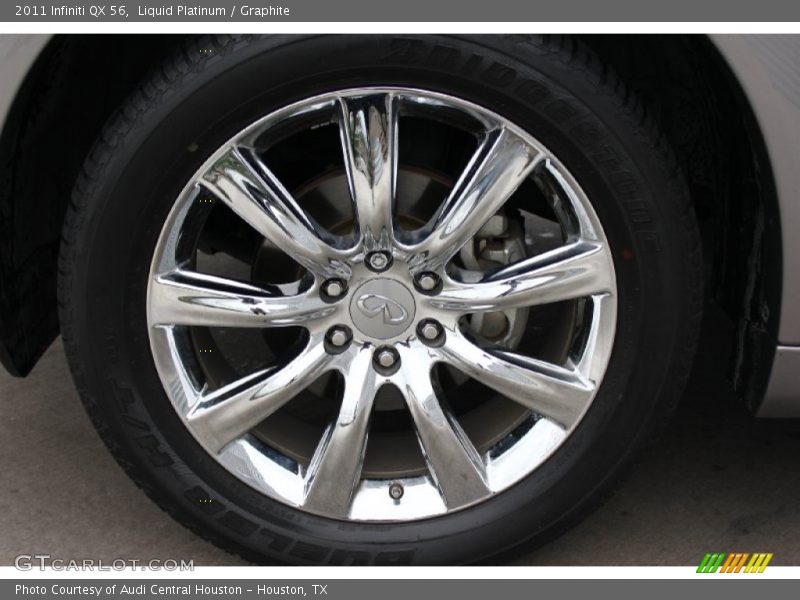 Liquid Platinum / Graphite 2011 Infiniti QX 56