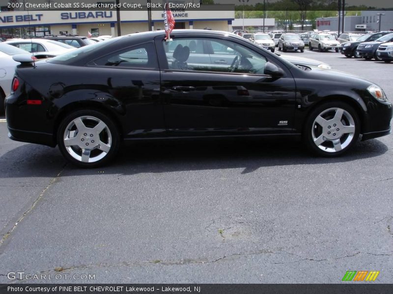 Black / Ebony/Red 2007 Chevrolet Cobalt SS Supercharged Coupe