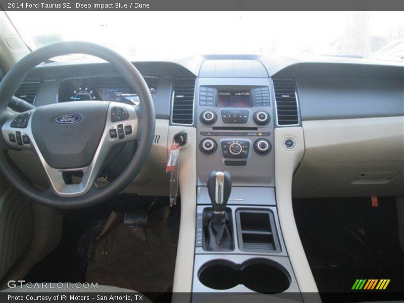 Deep Impact Blue / Dune 2014 Ford Taurus SE