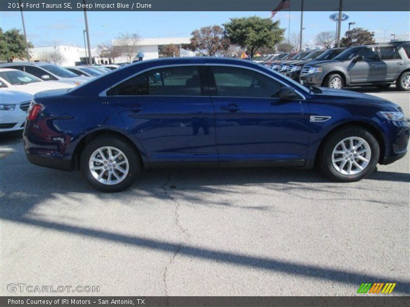 Deep Impact Blue / Dune 2014 Ford Taurus SE